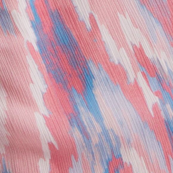 NWT Ramy Brook “Anika” ruffle chiffon maxi dress in pink and blue hues. Size 2 - Picture 5 of 14